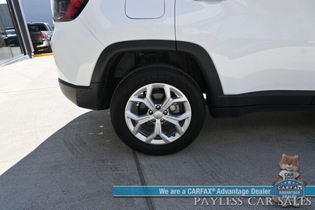 2024 Jeep Compass Latitude / 4X4 / Driver Assist & Convenience Group / Auto Start / Power & Heated Seats / Heated Steering Wheel / Adaptive Cruise / Lane Depart & Blind Spot / Apple CarPlay & Android Auto / 360 Camera / 32 MPG / 1-Owner Anchorage AK