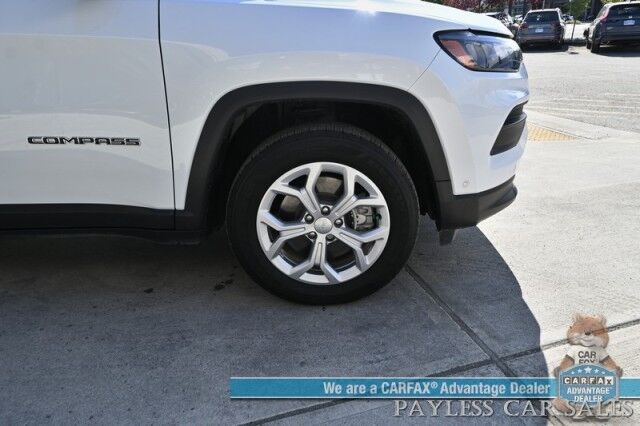 2024 Jeep Compass Latitude / 4X4 / Driver Assist & Convenience Group / Auto Start / Power & Heated Seats / Heated Steering Wheel / Adaptive Cruise / Lane Depart & Blind Spot / Apple CarPlay & Android Auto / 360 Camera / 32 MPG / 1-Owner Anchorage AK