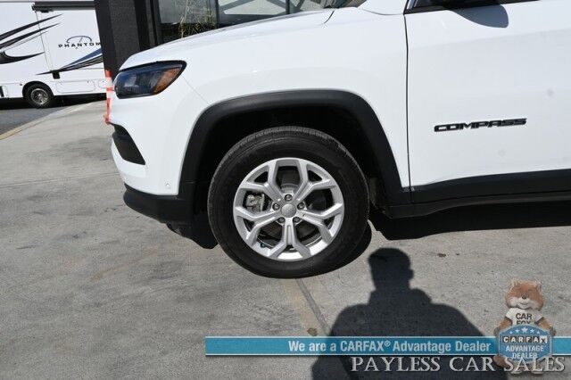 2024 Jeep Compass Latitude / 4X4 / Driver Assist & Convenience Group / Auto Start / Power & Heated Seats / Heated Steering Wheel / Adaptive Cruise / Lane Depart & Blind Spot / Apple CarPlay & Android Auto / 360 Camera / 32 MPG / 1-Owner Anchorage AK