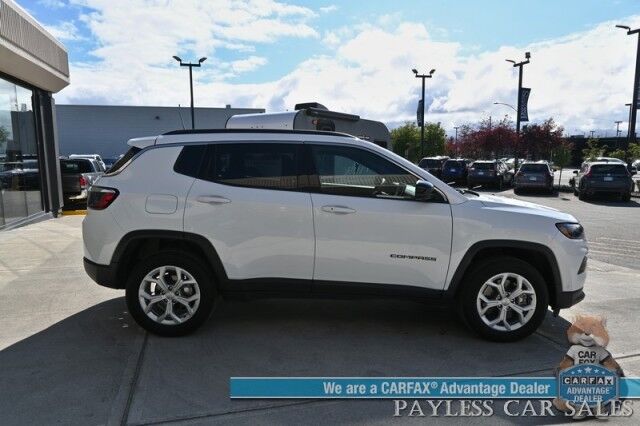 2024 Jeep Compass Latitude / 4X4 / Driver Assist & Convenience Group / Auto Start / Power & Heated Seats / Heated Steering Wheel / Adaptive Cruise / Lane Depart & Blind Spot / Apple CarPlay & Android Auto / 360 Camera / 32 MPG / 1-Owner Anchorage AK