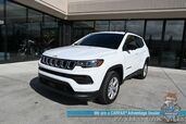 2024 Jeep Compass Latitude / 4X4 / Driver Assist & Convenience Group / Auto Start / Power & Heated Seats / Heated Steering Wheel / Adaptive Cruise / Lane Depart & Blind Spot / Apple CarPlay & Android Auto / 360 Camera / 32 MPG / 1-Owner