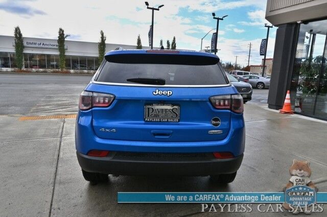 2024 Jeep Compass Latitude / 4X4 / Premium Cloth Seats / Power Mirrors, Windows, & Locks / Lane Departure & Blind Spot Alert / Apple CarPlay & Android Auto / Back Up Camera / 32 MPG / 1-Owner Anchorage AK