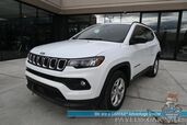 2024 Jeep Compass Latitude / 4X4 / Premium Leather Seats / Lane Assist & Blind Spot Alert / Apple CarPlay & Android Auto / Back Up Camera / Keyless Entry & Start / Block Heater / Aluminum Wheels / 32 MPG / 1-Owner