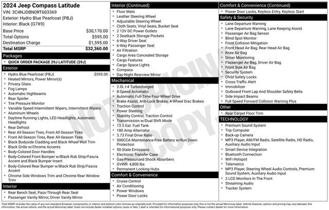 2024 Jeep Compass Latitude Raleigh NC