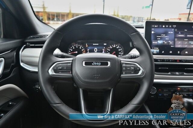 2024 Jeep Compass Limited / 4X4 / Auto Start / Power & Heated Leather Seats / Heated Steering / Adaptive Cruise Control / Lane Departure & Blind Spot Alert / Apple CarPlay & Android Auto / USB Input / Back Up Camera / 32 MPG / 1-Owner Anchorage AK 2024 Jeep Compass Limited / 4X4 / Auto Start / Power & Heated Leather Seats / Heated Steering / Adaptive Cruise Control / Lane Departure & Blind Spot Alert / Apple CarPlay & Android Auto / USB Input / Back Up Camera / 32 MPG / 1-Owner Anchorage AK