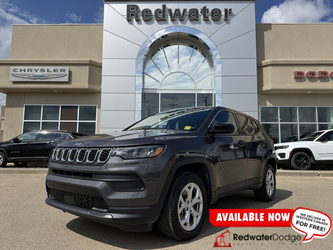 2024 Jeep Compass Sport 4x4 | Low KMs | 2L Turbo | Cloth | Backup Camera | Push Start