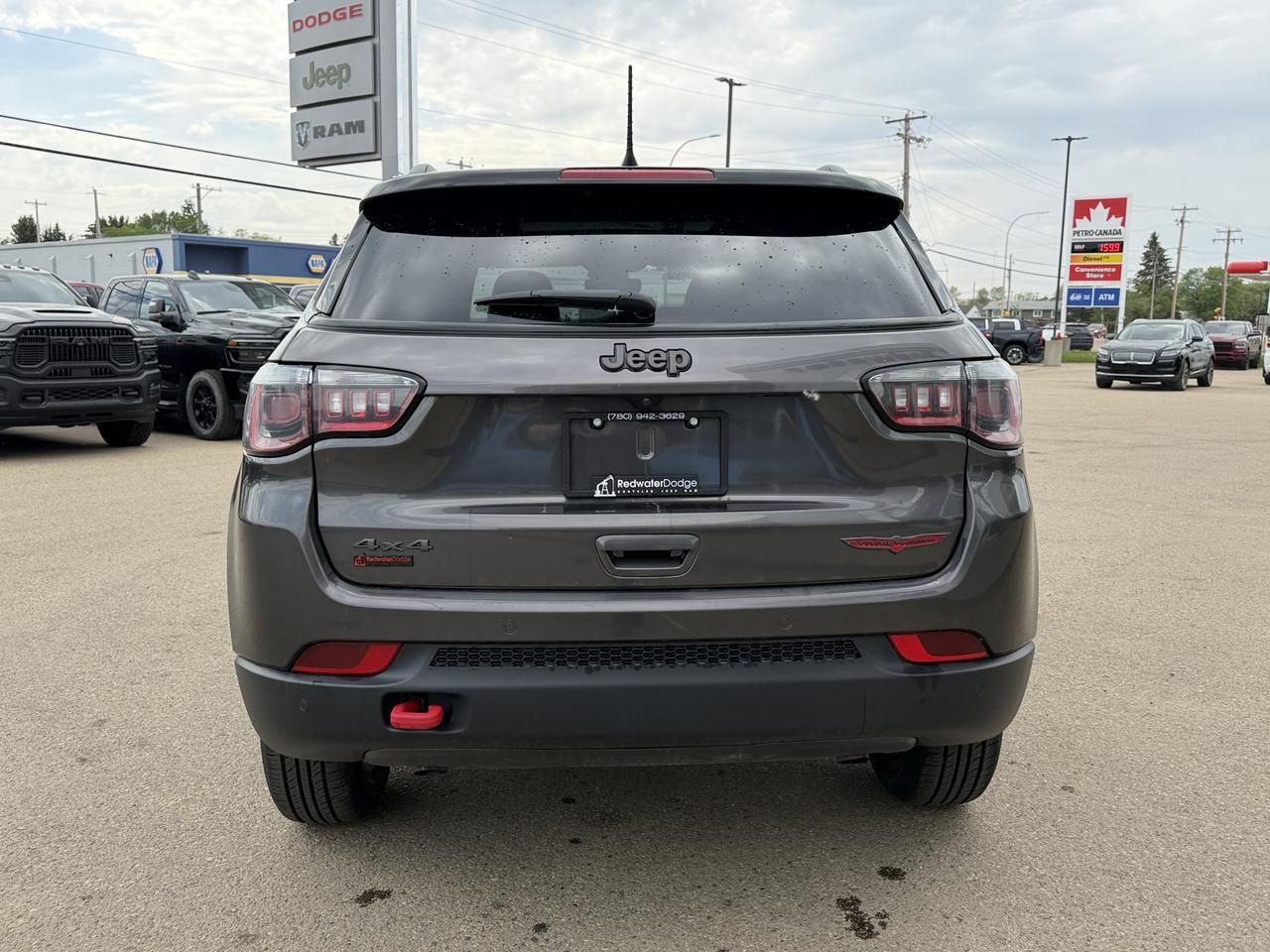 2024 Jeep Compass Trailhawk 4x4 | 2L Turbo | Sun Sound NAV Package | Pano Sunroof | Alpine Audio | Heated Leather Redwater AB