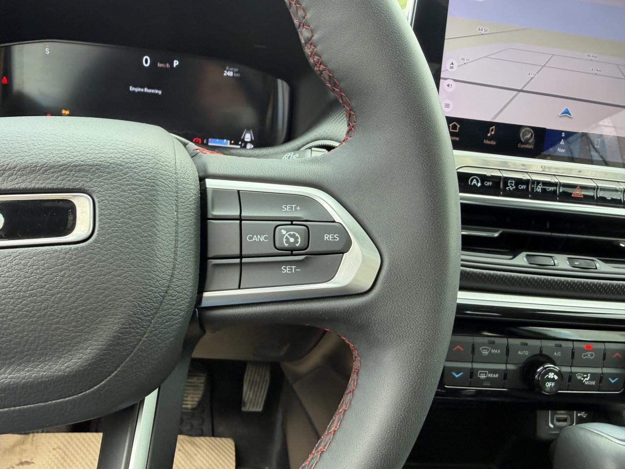 2024 Jeep Compass Trailhawk 4x4 | 2L Turbo | Sun Sound NAV Package | Pano Sunroof | Alpine Audio | Heated Leather Redwater AB
