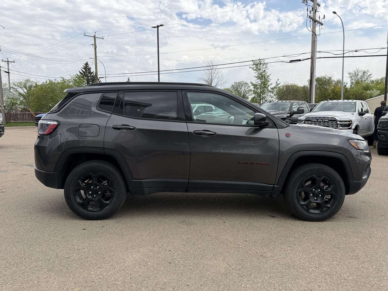 2024 Jeep Compass Trailhawk 4x4 | 2L Turbo | Sun Sound NAV Package | Pano Sunroof | Alpine Audio | Heated Leather Redwater AB