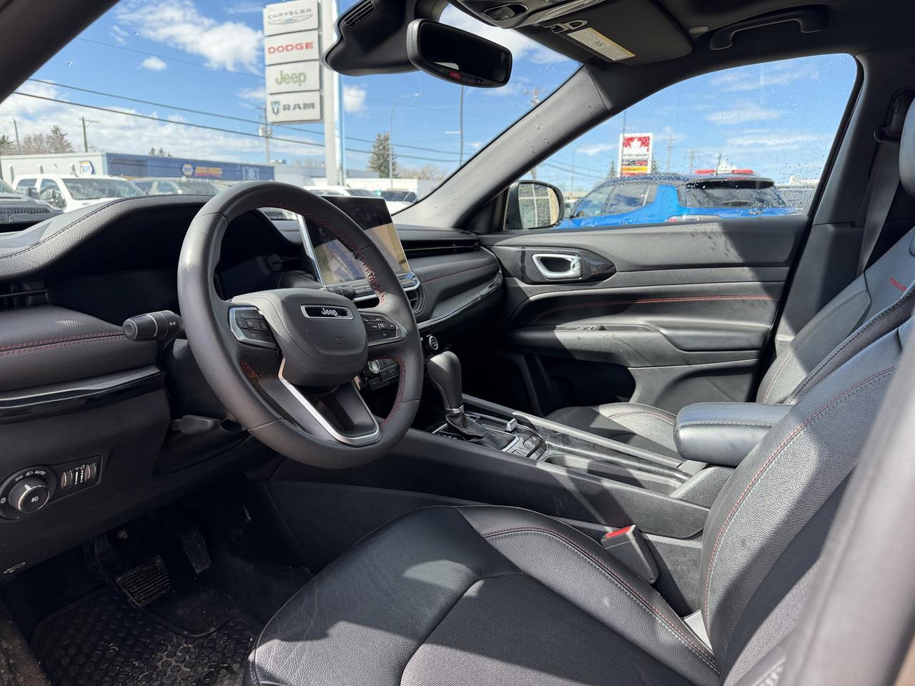 2024 Jeep Compass Trailhawk 4x4 | 2L Turbo | Sun Sound NAV Package | Pano Sunroof | Alpine Audio | Heated Leather Redwater AB