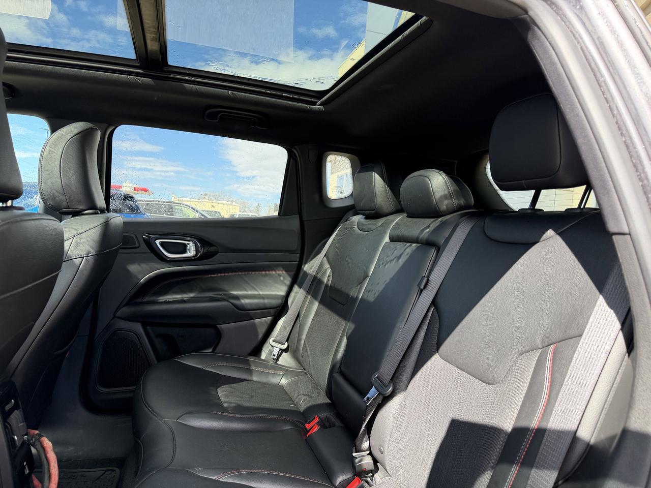 2024 Jeep Compass Trailhawk 4x4 | 2L Turbo | Sun Sound NAV Package | Pano Sunroof | Alpine Audio | Heated Leather Redwater AB