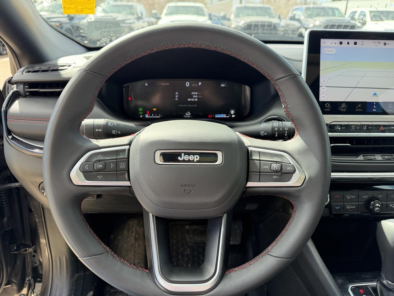 2024 Jeep Compass Trailhawk 4x4 | 2L Turbo | Sun Sound NAV Package | Pano Sunroof | Alpine Audio | Heated Leather Redwater AB