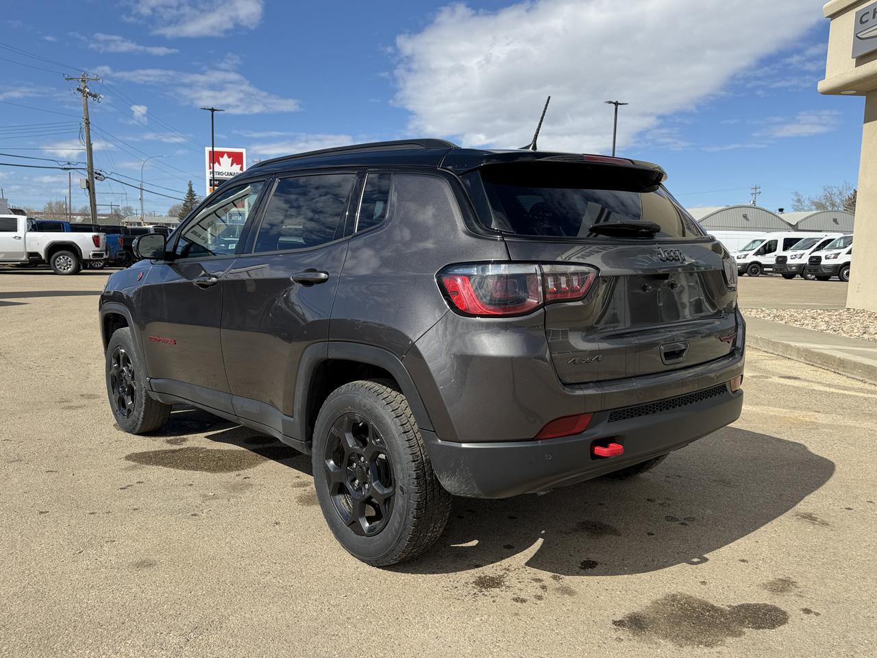 2024 Jeep Compass Trailhawk 4x4 | 2L Turbo | Sun Sound NAV Package | Pano Sunroof | Alpine Audio | Heated Leather Redwater AB