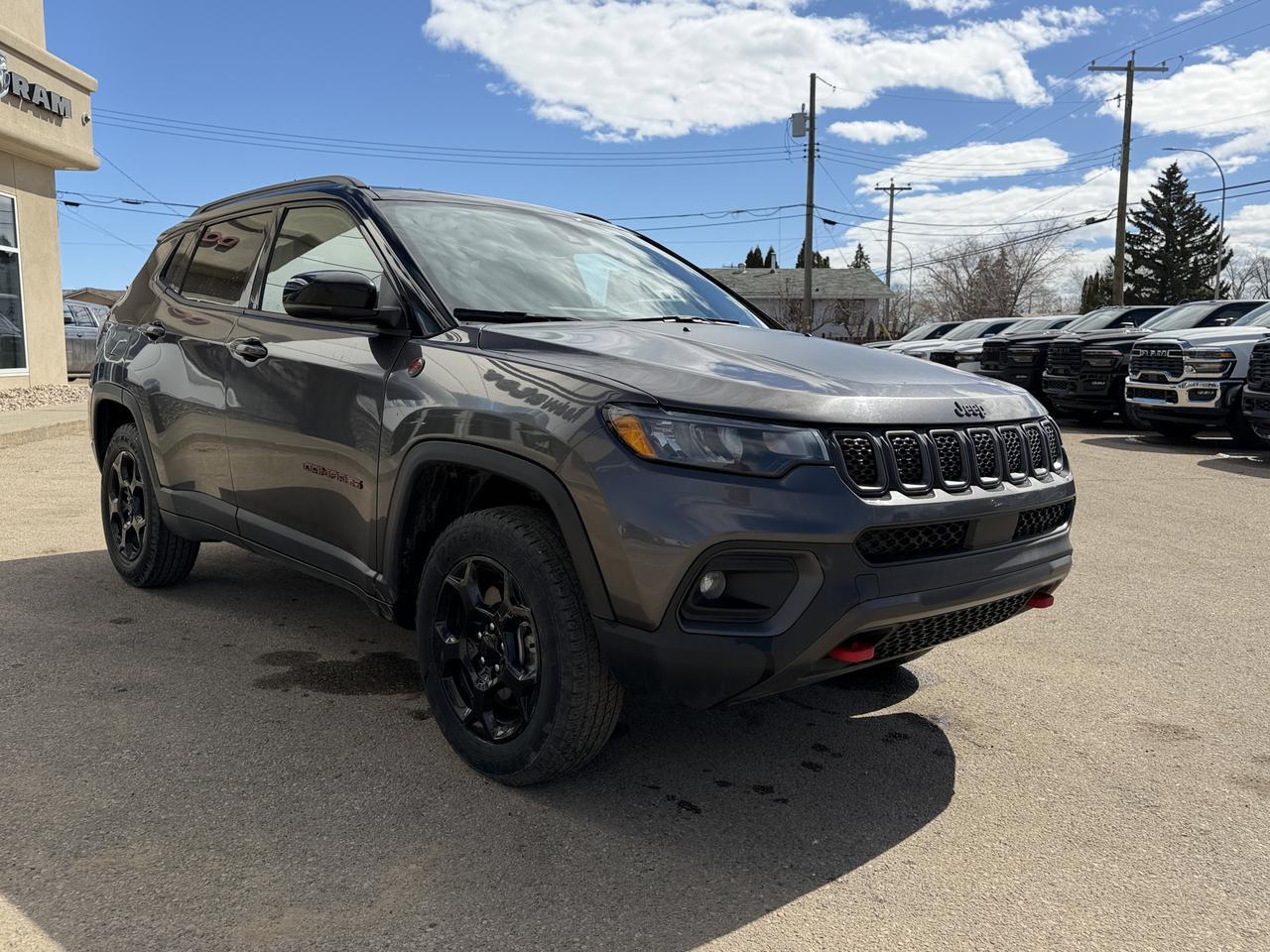 2024 Jeep Compass Trailhawk 4x4 | 2L Turbo | Sun Sound NAV Package | Pano Sunroof | Alpine Audio | Heated Leather Redwater AB