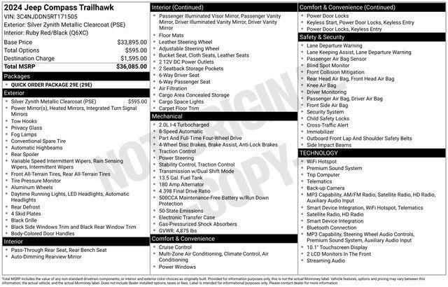 2024 Jeep Compass Trailhawk Raleigh NC