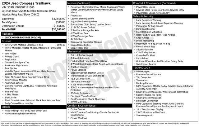 2024 Jeep Compass Trailhawk Raleigh NC