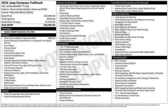 2024 Jeep Compass Trailhawk Raleigh NC
