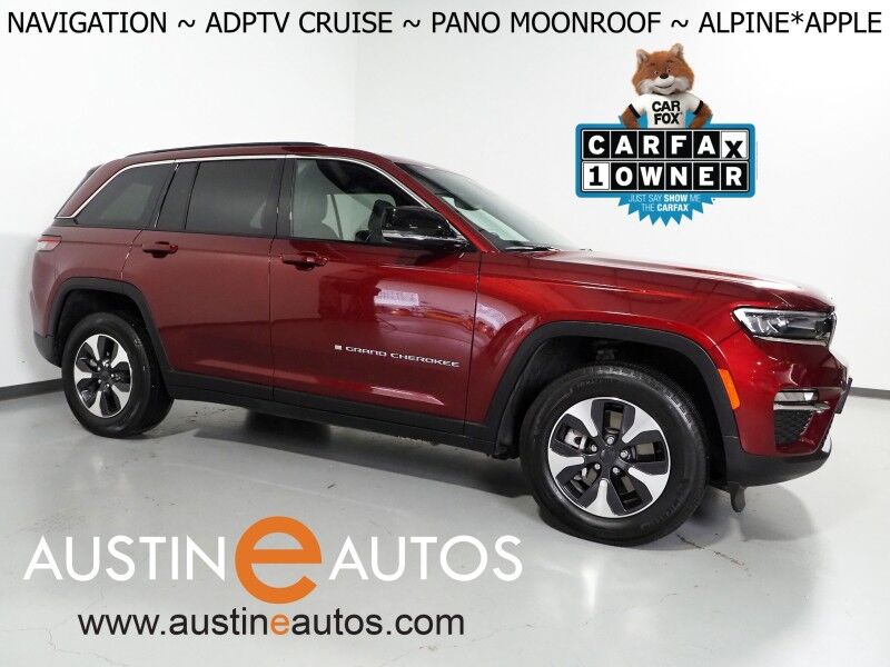 2024 Jeep Grand Cherokee 4xe *NAVIGATION, ADAPTIVE CRUISE, SAFETY ALERTS, BACKUP-CAMERA, COLOR TOUCHSCREEN, PANORAMA MOOROOF, HEATED SEATS/STEERING, REMOTE START, ALPINE AUDIO, WIRELESS CHARGING, ANDROID & APPLE