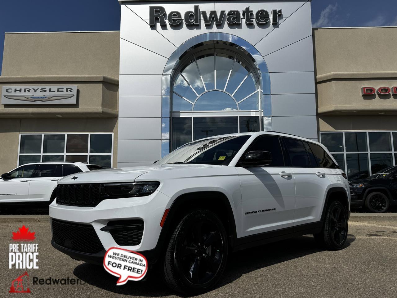 2024 Jeep Grand Cherokee Altitude 4x4 | Low KMs | V6 | Capri Leather | Remote Start | Sunroof | 5 Passenger Redwater AB