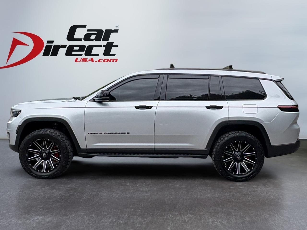 2024 Jeep Grand Cherokee L Altitude X, SUNROOF, REMOTE KEYLESS START, RUNNING BOARDS, BLIND SPOT ALERT, LANE KEEP ASSIST, CUSTOM FUEL WHEELS, POWER LIFTGATE, 360 BACKUP CAMERA, 3RD ROW SEATING, APPLE CARPLAY/ANDROID AUTO, ONLY 15K MILES, 1 OWNER, RIDE GRAND IN THIS JEEP!