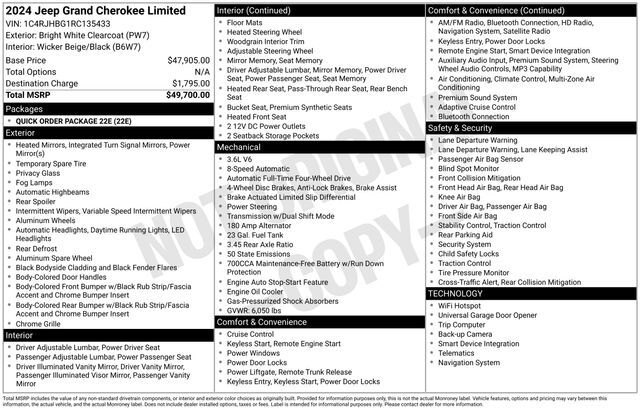 2024 Jeep Grand Cherokee Limited Raleigh NC