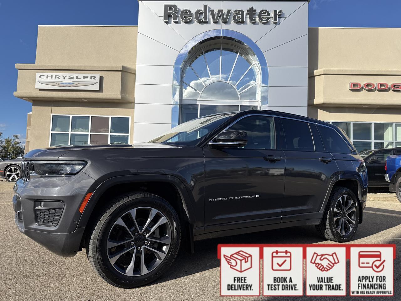 2024 Jeep Grand Cherokee Overland 4x4 | V6 Pentastar | Pano Sunroof | Massage Leather Seats | NAV | Night Vision| HUD