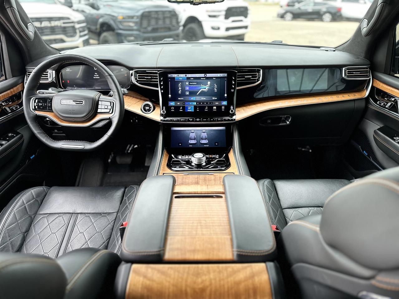 2024 Jeep Grand Wagoneer L Series III 4x4 | Low KMs | 3L Hurricane | Leather | NAV | Heated Vented Seats | Sunroof Redwater AB