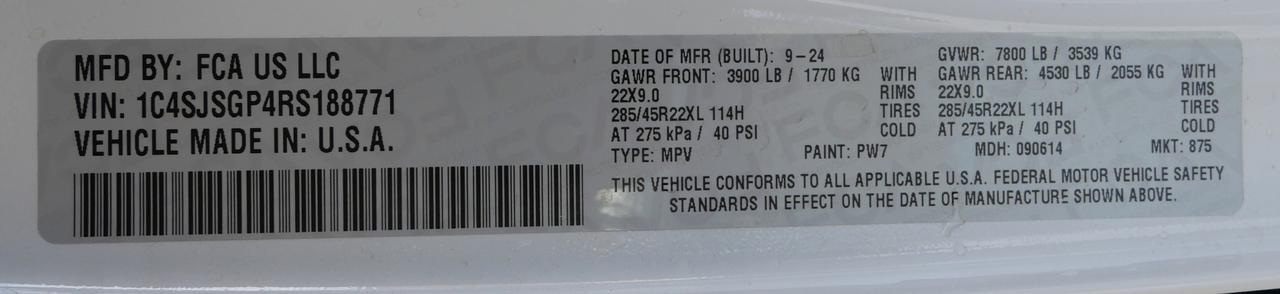 2024 Jeep Grand Wagoneer L Series III Obsidian San Juan TX
