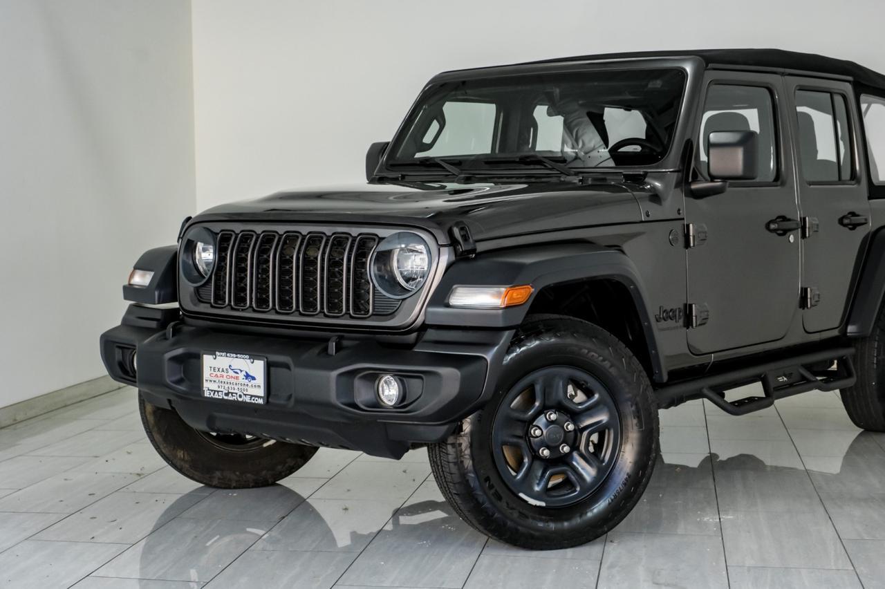 2024 Jeep Wrangler 4-DOOR SPORT 4WD SOFT TOP CONVERTIBLE REAR CAMERA KEYLESS START BLUETOOTH Carrollton TX