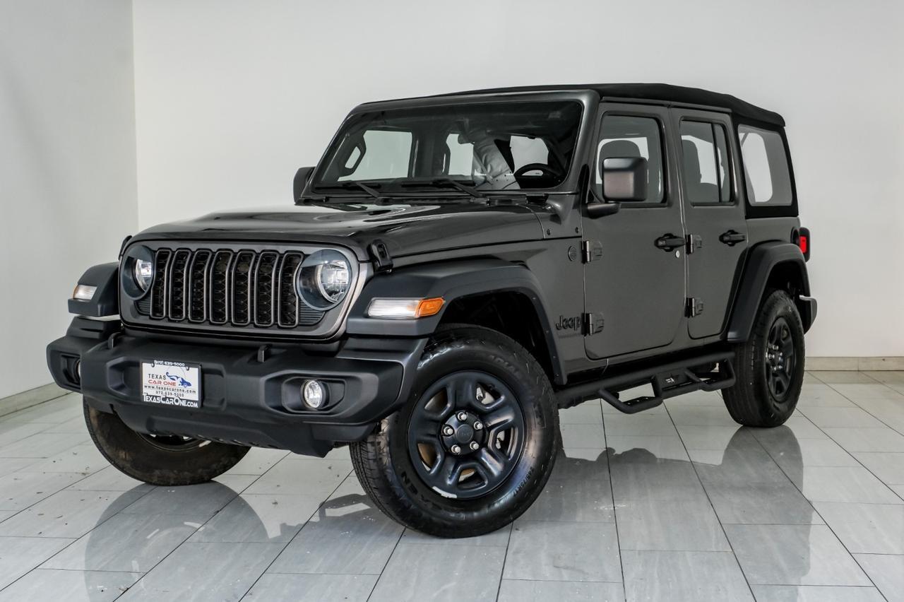 2024 Jeep Wrangler 4-DOOR SPORT 4WD SOFT TOP CONVERTIBLE REAR CAMERA KEYLESS START BLUETOOTH Carrollton TX