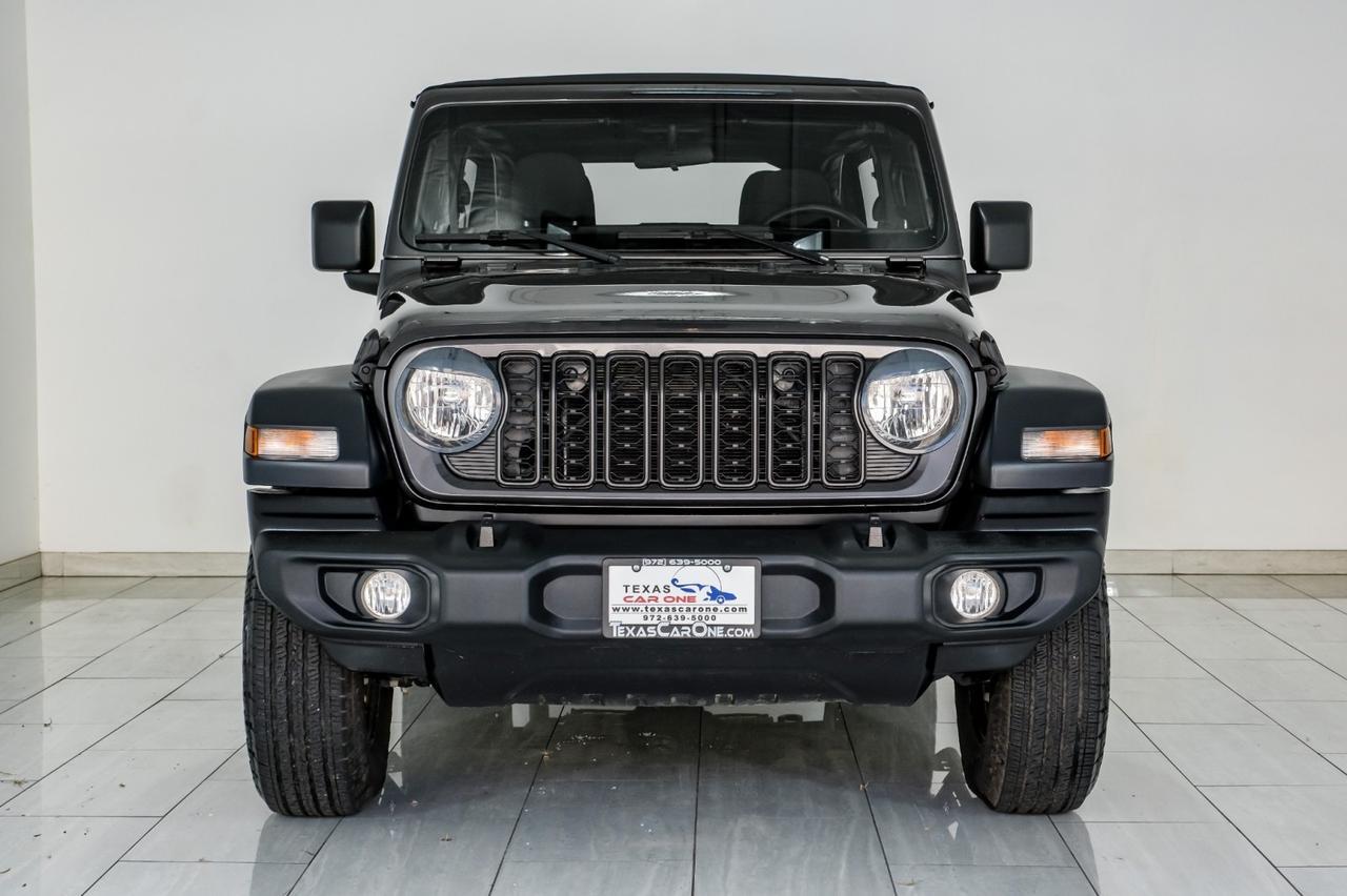 2024 Jeep Wrangler 4-DOOR SPORT 4WD SOFT TOP CONVERTIBLE REAR CAMERA KEYLESS START BLUETOOTH Carrollton TX