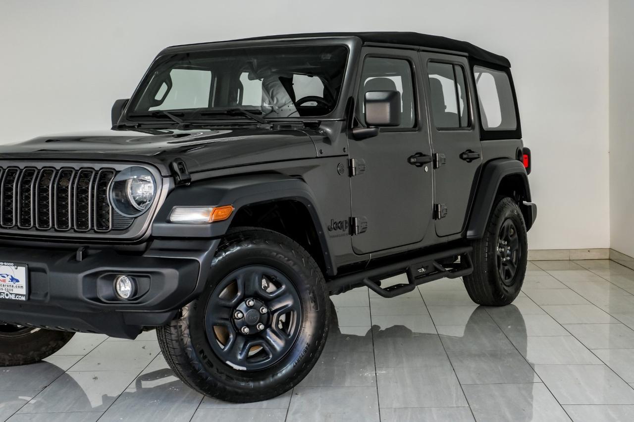 2024 Jeep Wrangler 4-DOOR SPORT 4WD SOFT TOP CONVERTIBLE REAR CAMERA KEYLESS START BLUETOOTH Carrollton TX