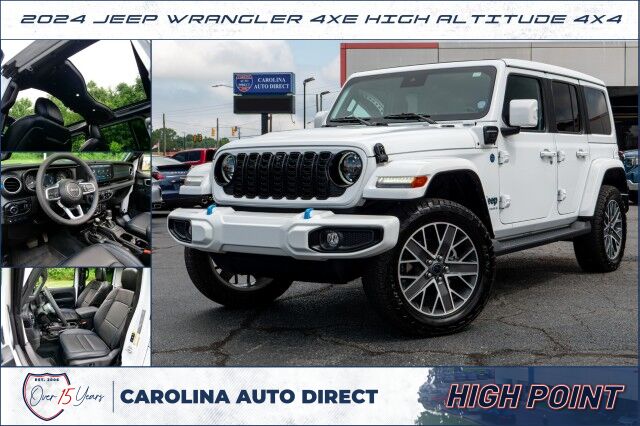 2024 Jeep Wrangler 4XE High Altitude 4x4 / Sky One Power Top / Heated Seats! High Point NC