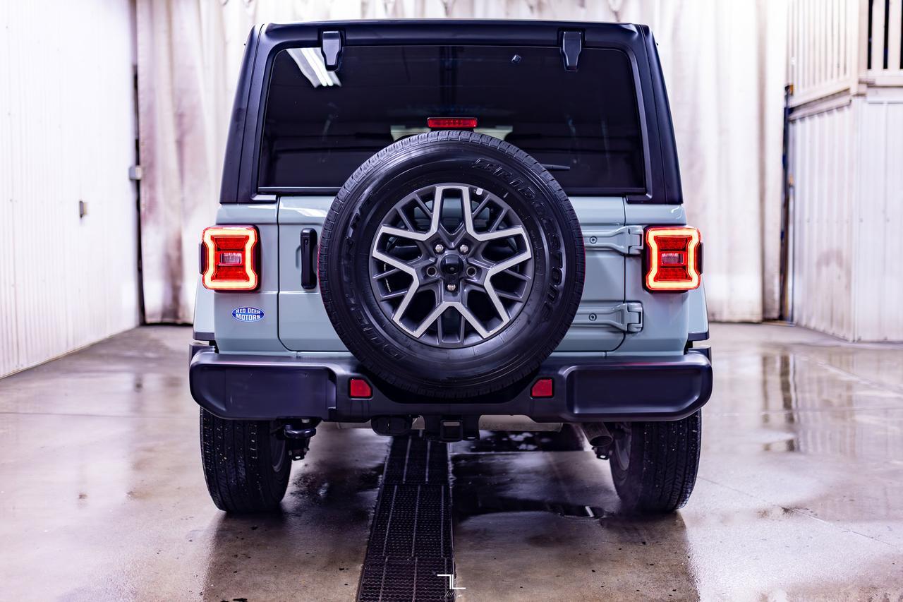 2024 Jeep Wrangler 4x4 Sahara Heated Seats BCam Red Deer AB