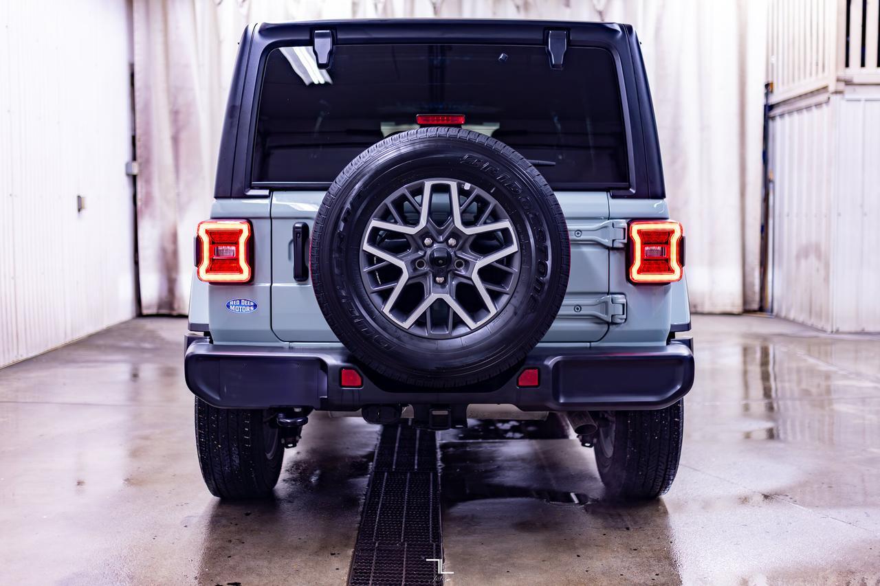 2024 Jeep Wrangler 4x4 Sahara Heated Seats BCam Red Deer AB