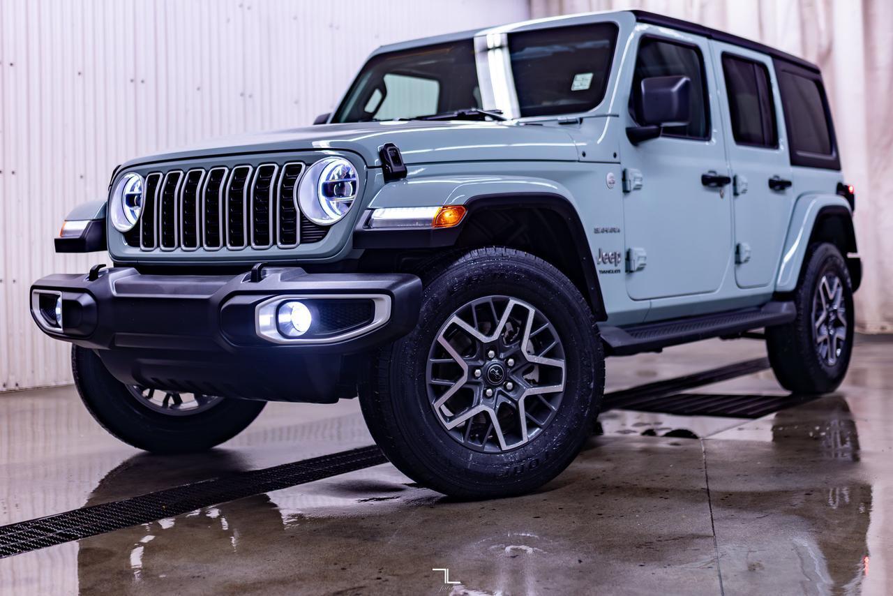 2024 Jeep Wrangler 4x4 Sahara Heated Seats BCam Red Deer AB
