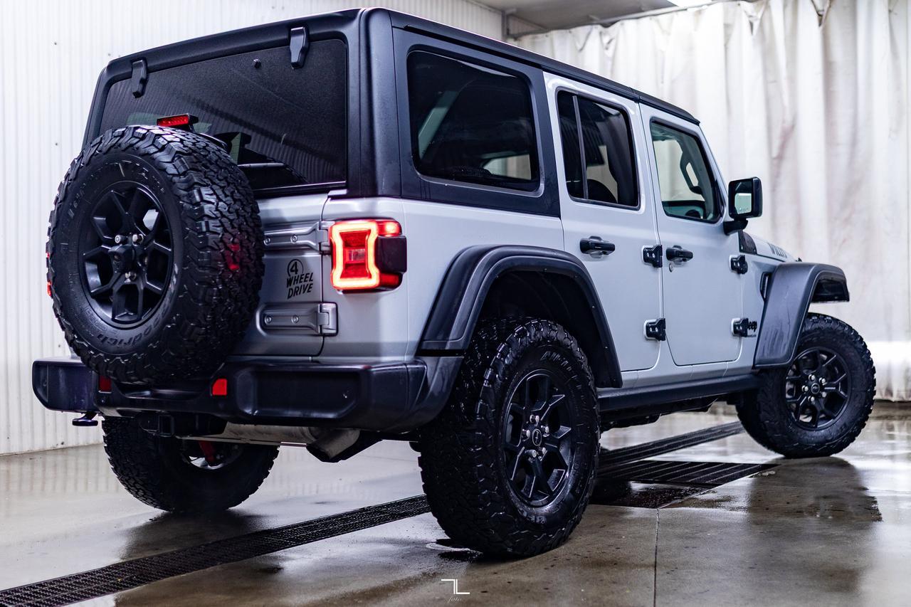 2024 Jeep Wrangler 4x4 Willys BCam Red Deer AB