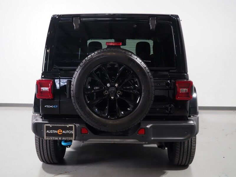 2024 Jeep Wrangler 4xe Sahara *ADAPTIVE CRUISE, SAFETY ALERTS, BACKUP-CAMERA, COLOR TOUCHSCREEN, 3-PIECE HARD TOP, MCKINLEY LEATHER, HEATED SEATS/STEERING, REMOTE START, LED HEADLIGHTS, ANDROID & APPLE Round Rock TX