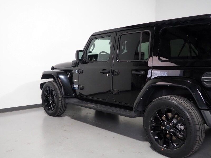 2024 Jeep Wrangler 4xe Sahara *ADAPTIVE CRUISE, SAFETY ALERTS, BACKUP-CAMERA, COLOR TOUCHSCREEN, 3-PIECE HARD TOP, MCKINLEY LEATHER, HEATED SEATS/STEERING, REMOTE START, LED HEADLIGHTS, ANDROID & APPLE Round Rock TX
