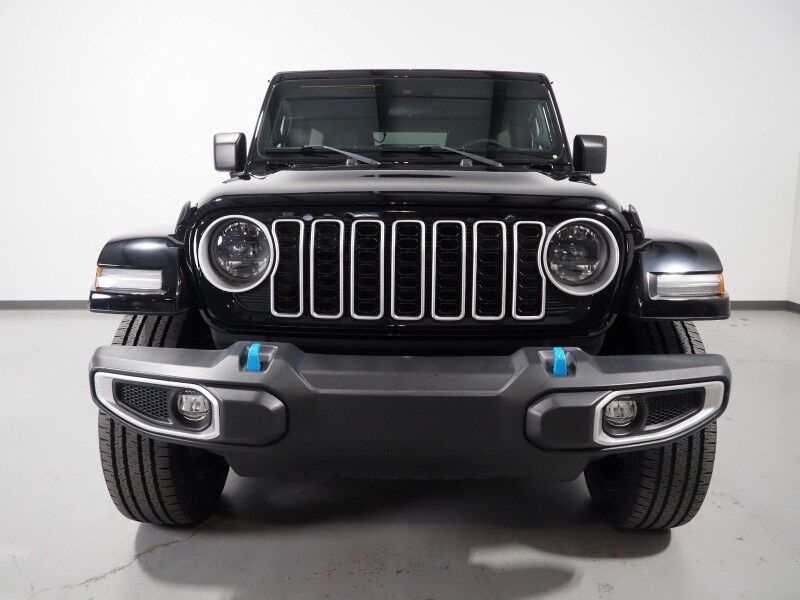 2024 Jeep Wrangler 4xe Sahara *ADAPTIVE CRUISE, SAFETY ALERTS, BACKUP-CAMERA, COLOR TOUCHSCREEN, 3-PIECE HARD TOP, MCKINLEY LEATHER, HEATED SEATS/STEERING, REMOTE START, LED HEADLIGHTS, ANDROID & APPLE Round Rock TX