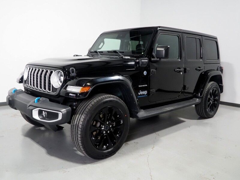 2024 Jeep Wrangler 4xe Sahara *ADAPTIVE CRUISE, SAFETY ALERTS, BACKUP-CAMERA, COLOR TOUCHSCREEN, 3-PIECE HARD TOP, MCKINLEY LEATHER, HEATED SEATS/STEERING, REMOTE START, LED HEADLIGHTS, ANDROID & APPLE Round Rock TX