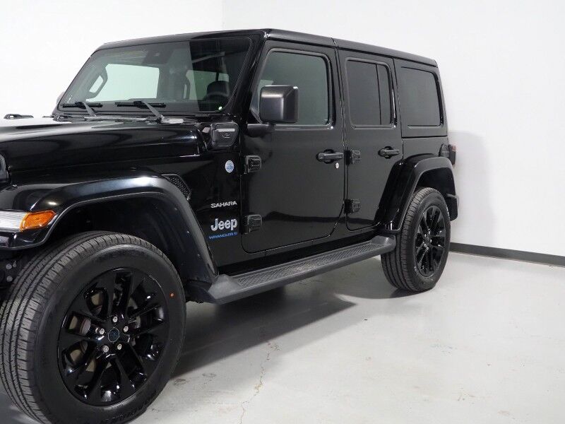 2024 Jeep Wrangler 4xe Sahara *ADAPTIVE CRUISE, SAFETY ALERTS, BACKUP-CAMERA, COLOR TOUCHSCREEN, 3-PIECE HARD TOP, MCKINLEY LEATHER, HEATED SEATS/STEERING, REMOTE START, LED HEADLIGHTS, ANDROID & APPLE Round Rock TX