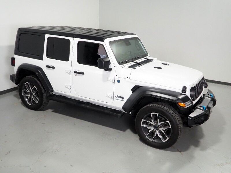2024 Jeep Wrangler 4xe Sport S *ADAPTIVE CRUISE, COLLISION ALERT, BACKUP-CAMERA, COLOR TOUCHSCREEN, 3-PIECE HARD TOP, HEATED SEATS/STEERING, REMOTE START, KEYLESS ENTRY, ALPINE AUDIO, LED HEADLIGHTS, ANDROID & APPLE Round Rock TX