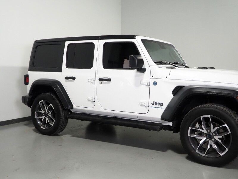 2024 Jeep Wrangler 4xe Sport S *ADAPTIVE CRUISE, COLLISION ALERT, BACKUP-CAMERA, COLOR TOUCHSCREEN, 3-PIECE HARD TOP, HEATED SEATS/STEERING, REMOTE START, KEYLESS ENTRY, ALPINE AUDIO, LED HEADLIGHTS, ANDROID & APPLE Round Rock TX