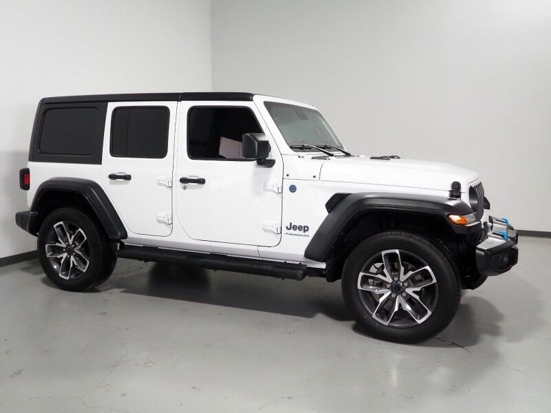 2024 Jeep Wrangler 4xe Sport S *ADAPTIVE CRUISE, COLLISION ALERT, BACKUP-CAMERA, COLOR TOUCHSCREEN, 3-PIECE HARD TOP, HEATED SEATS/STEERING, REMOTE START, KEYLESS ENTRY, ALPINE AUDIO, LED HEADLIGHTS, ANDROID & APPLE