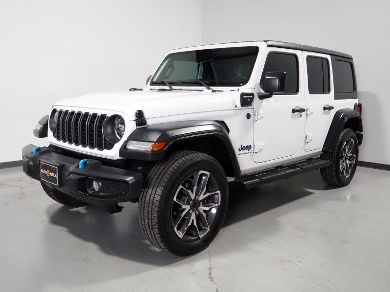 2024 Jeep Wrangler 4xe Sport S *ADAPTIVE CRUISE, COLLISION ALERT, BACKUP-CAMERA, COLOR TOUCHSCREEN, 3-PIECE HARD TOP, HEATED SEATS/STEERING, REMOTE START, KEYLESS ENTRY, ALPINE AUDIO, LED HEADLIGHTS, ANDROID & APPLE Round Rock TX