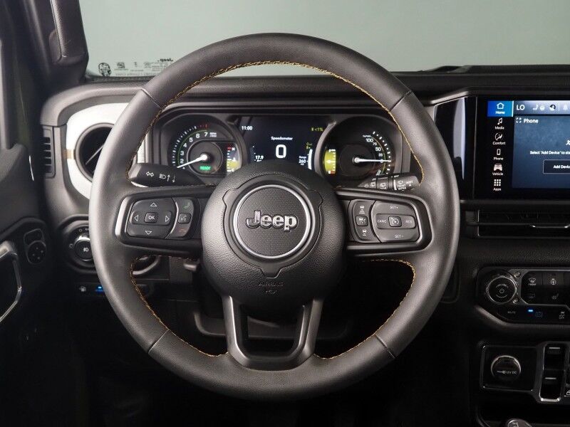 2024 Jeep Wrangler 4xe Sport S *ADAPTIVE CRUISE, SAFETY ALERTS, BACKUP-CAMERA, COLOR TOUCHSCREEN, 3-PIECE HARD TOP, HEATED SEATS/STEERING, REMOTE START, KEYLESS ENTRY, 20 INCH WHEELS, ANDROID & APPLE Round Rock TX