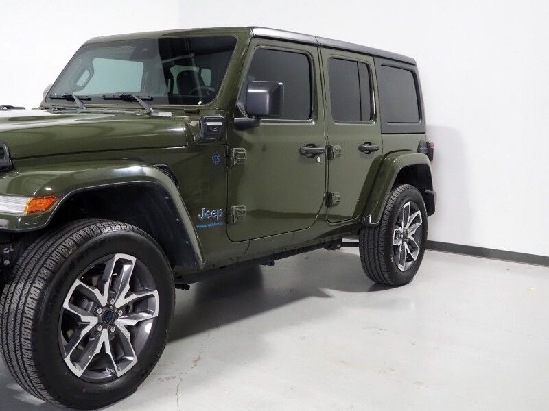 2024 Jeep Wrangler 4xe Sport S *ADAPTIVE CRUISE, SAFETY ALERTS, BACKUP-CAMERA, COLOR TOUCHSCREEN, 3-PIECE HARD TOP, HEATED SEATS/STEERING, REMOTE START, KEYLESS ENTRY, 20 INCH WHEELS, ANDROID & APPLE Round Rock TX
