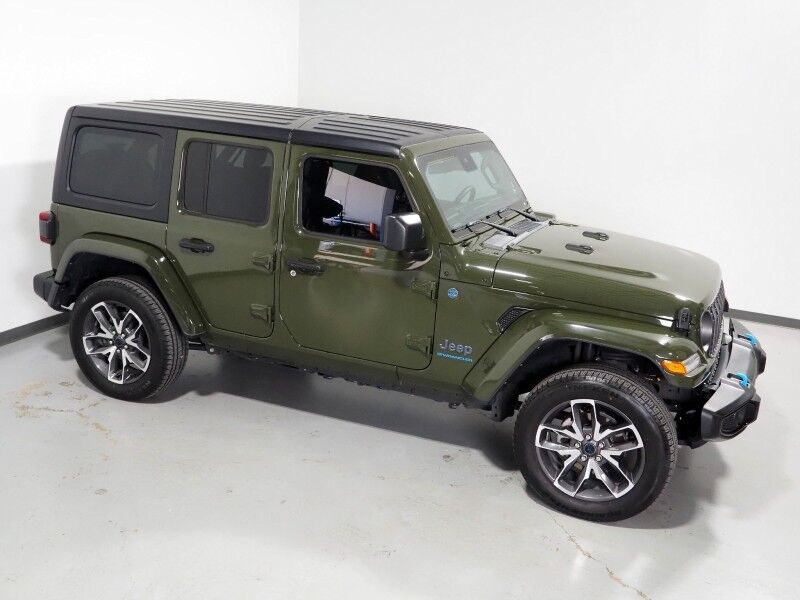 2024 Jeep Wrangler 4xe Sport S *ADAPTIVE CRUISE, SAFETY ALERTS, BACKUP-CAMERA, COLOR TOUCHSCREEN, 3-PIECE HARD TOP, HEATED SEATS/STEERING, REMOTE START, KEYLESS ENTRY, 20 INCH WHEELS, ANDROID & APPLE Round Rock TX