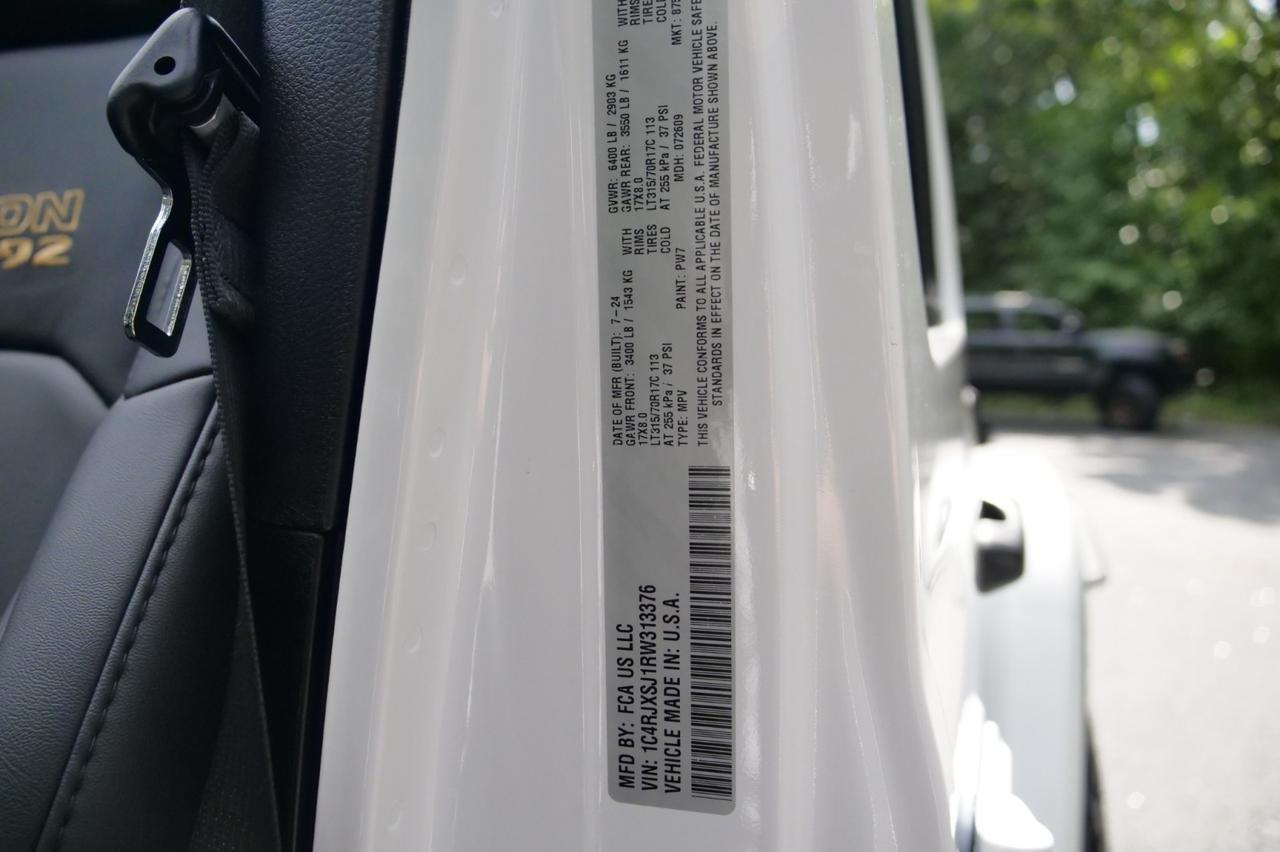2024 Jeep Wrangler Rubicon 392 Final Edition 4X4 / Sky One Roof / Air Compressor! Lincolnton NC